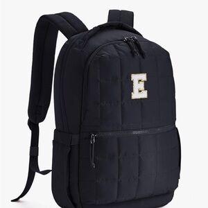 WANDF Initial Laptop Backpack for Women letter E 005